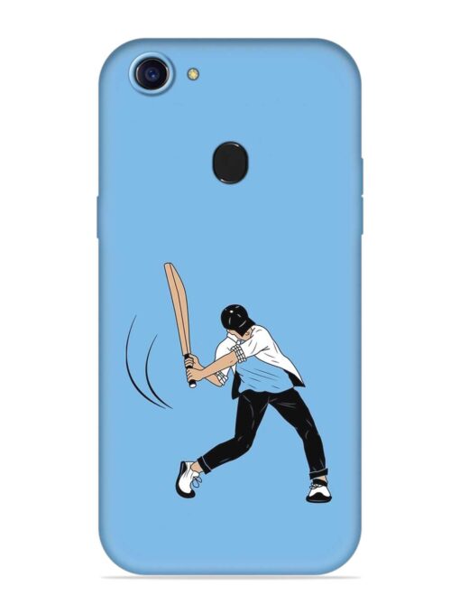 Cricket Gully Boy Embossed Soft Silicone Case for Oppo F5 Zapvi