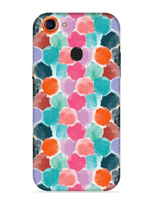 Colorful Seamless Pattern Embossed Soft Silicone Case for Oppo F7