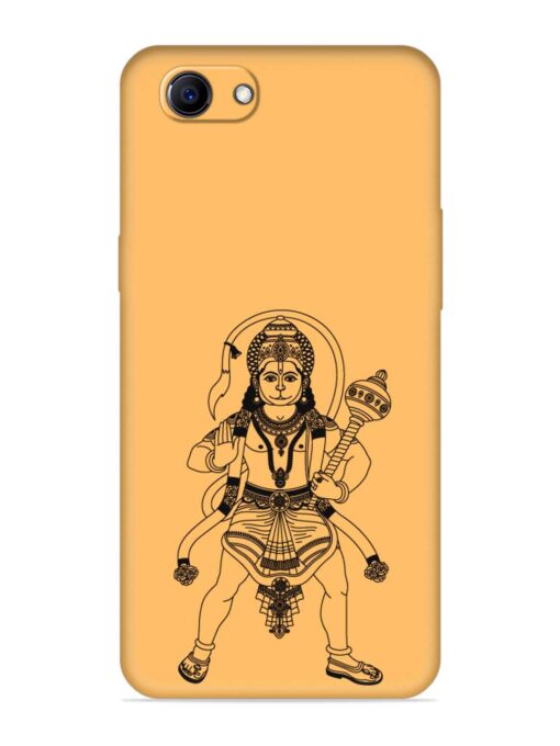 Indian God Hanuman Embossed Soft Silicone Case for Oppo F7 Youth