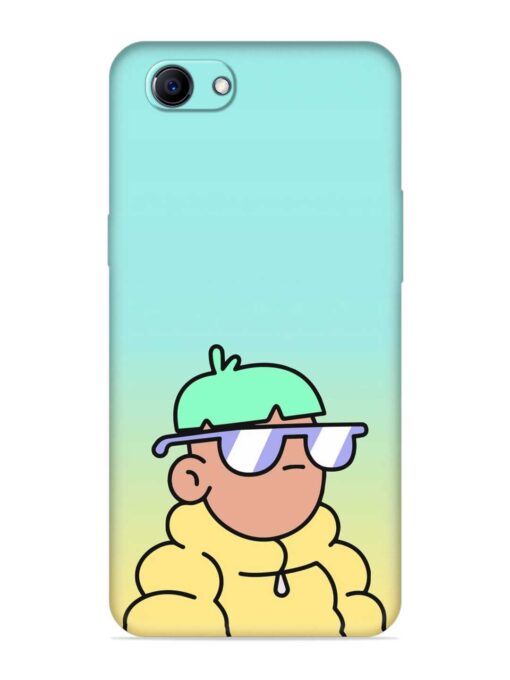 Doodles Cool Character Embossed Soft Silicone Case for Oppo F7 Youth Zapvi