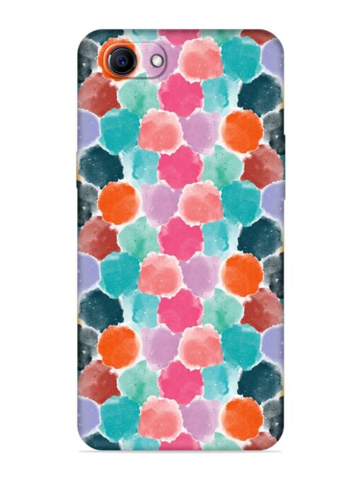 Colorful Seamless Pattern Embossed Soft Silicone Case for Oppo F7 Youth Zapvi