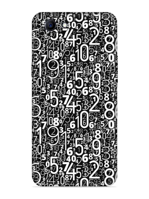 Many Numbers Different Embossed Soft Silicone Case for Oppo F7 Youth Zapvi