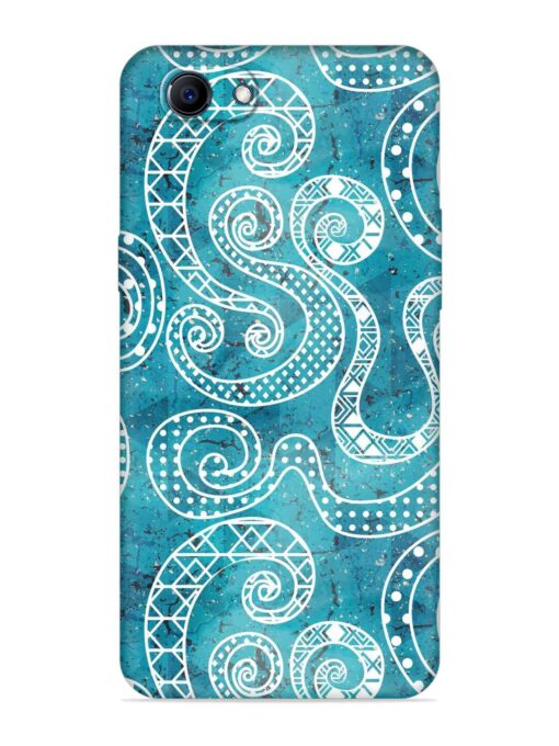 Vintage Curved Seamless Embossed Soft Silicone Case for Oppo F7 Youth Zapvi