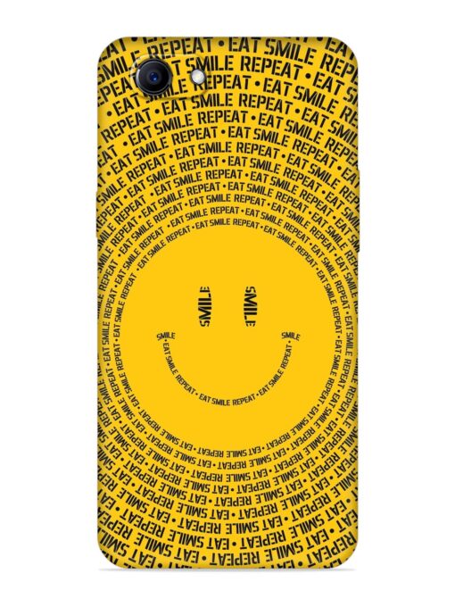 Smiley Embossed Soft Silicone Case for Oppo F7 Youth Zapvi