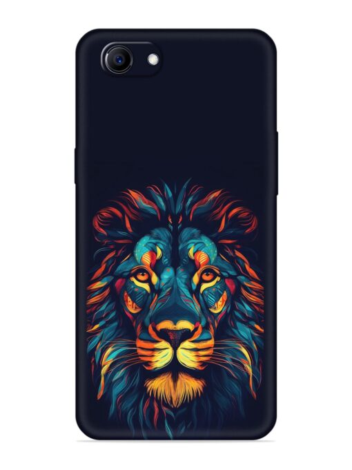 Colorful Lion Embossed Soft Silicone Case for Oppo F7 Youth Zapvi