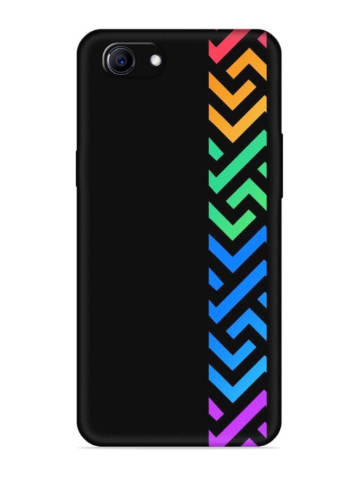 Colorshape Stripes Embossed Soft Silicone Case for Oppo F7 Youth Zapvi