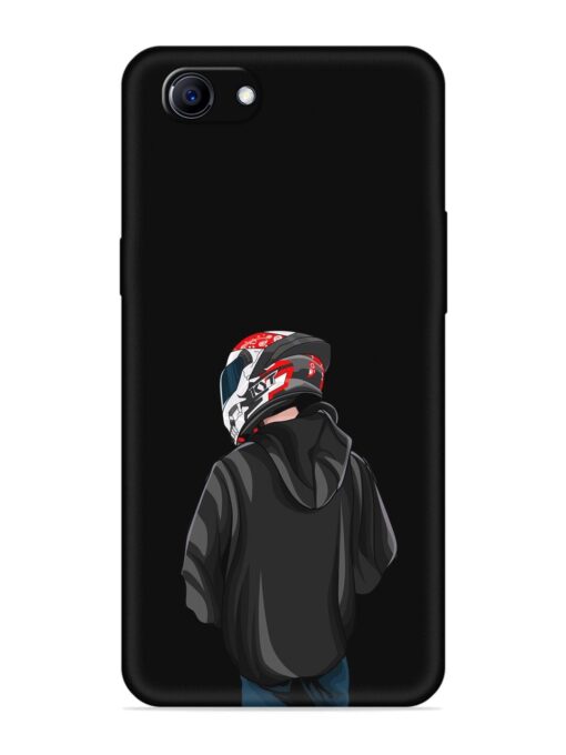 Motorcycle Rider Embossed Soft Silicone Case for Oppo F7 Youth Zapvi