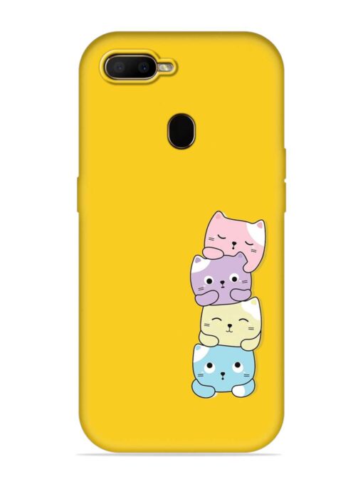 Cartoon Anime Embossed Soft Silicone Case for Oppo F9