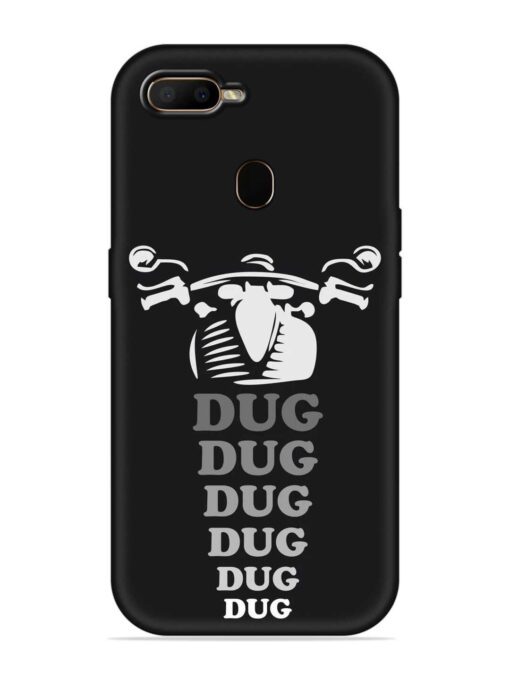 Dug Dug Dug Embossed Soft Silicone Case for Oppo F9 Zapvi