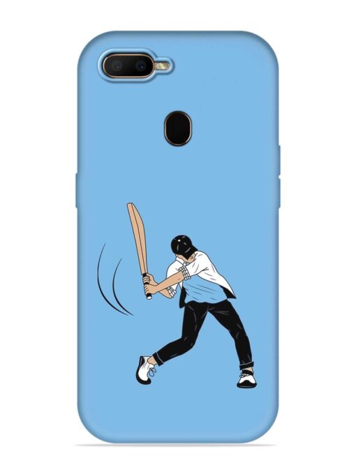 Cricket Gully Boy Embossed Soft Silicone Case for Oppo F9 Zapvi