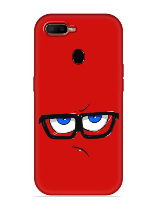 Rad Angry Face Embossed Soft Silicone Case for Oppo F9 Zapvi