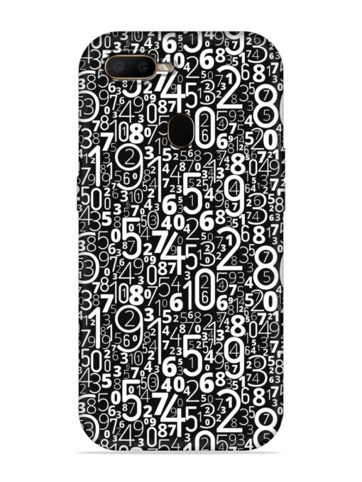 Many Numbers Different Embossed Soft Silicone Case for Oppo F9 Zapvi