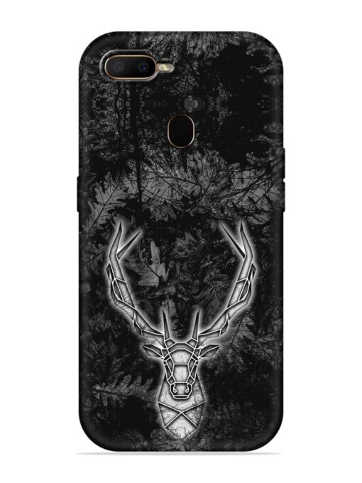 Ancient Deer Embossed Soft Silicone Case for Oppo F9 Zapvi