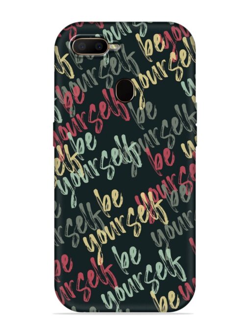 Yourself Seamless Embossed Soft Silicone Case for Oppo F9