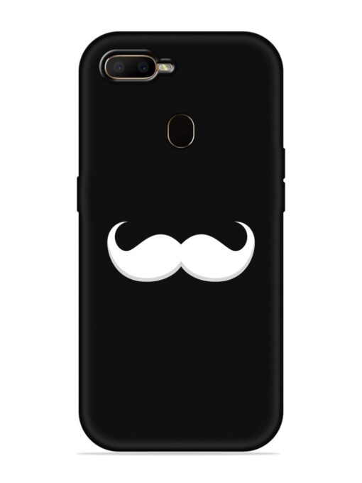 Mustache Vector Embossed Soft Silicone Case for Oppo F9 Zapvi