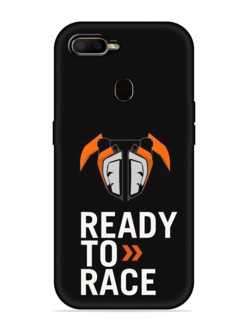 Ready To Race Embossed Soft Silicone Case for Oppo F9 Zapvi