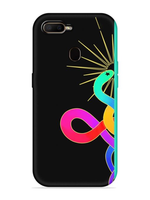 Art Geometric Abstraction Embossed Soft Silicone Case for Oppo F9