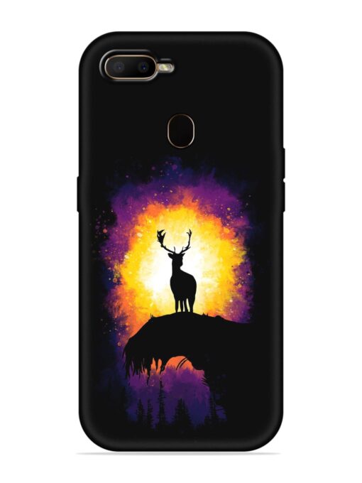 Elk Animal Art Embossed Soft Silicone Case for Oppo F9