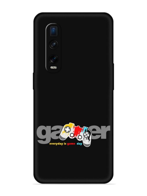 Gamer Everyday Game Embossed Soft Silicone Case for Oppo Find X2 Pro Zapvi