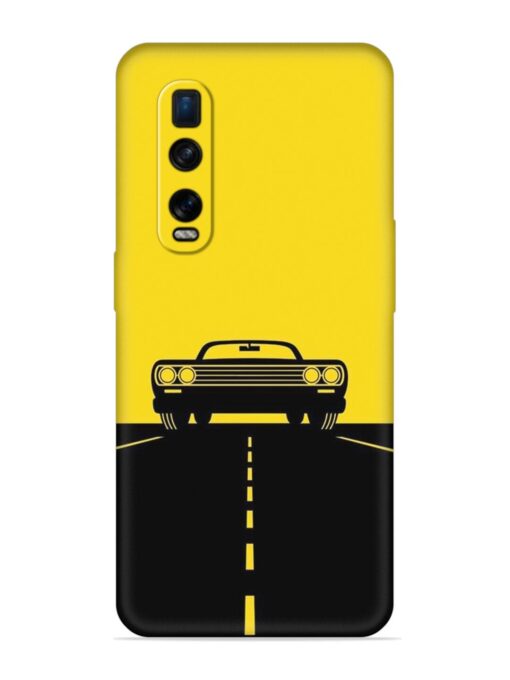 Classic Car Embossed Soft Silicone Case for Oppo Find X2 Pro Zapvi