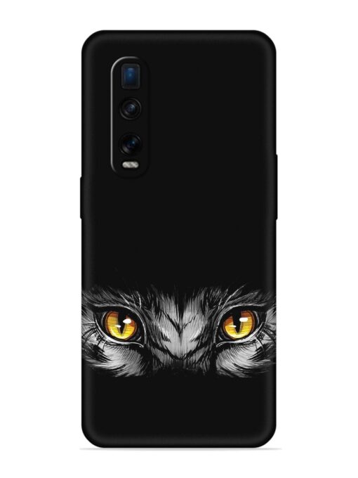 Scary Eye Embossed Soft Silicone Case for Oppo Find X2 Pro Zapvi