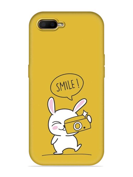 Hey Smile Please Embossed Soft Silicone Case for Oppo K1 Zapvi