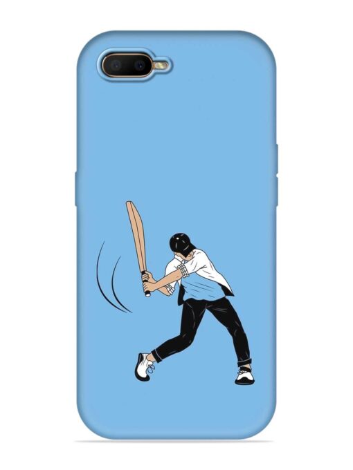 Cricket Gully Boy Embossed Soft Silicone Case for Oppo K1 Zapvi