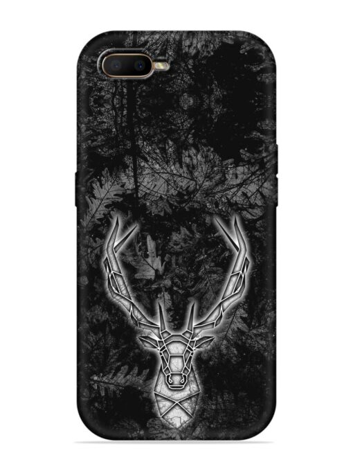 Ancient Deer Embossed Soft Silicone Case for Oppo K1 Zapvi