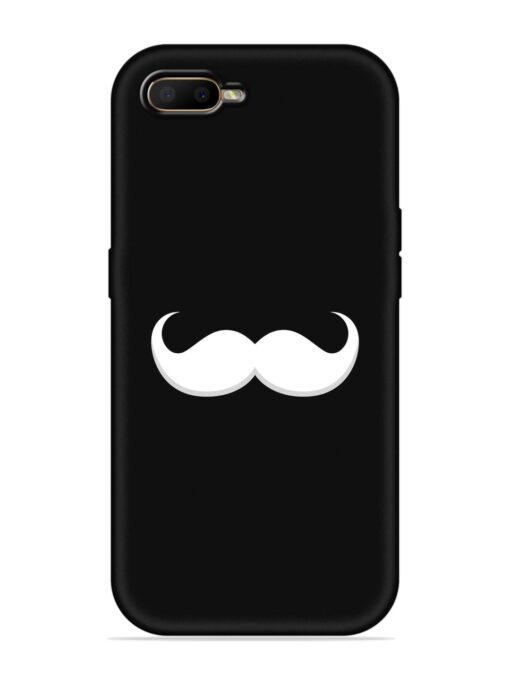 Mustache Vector Embossed Soft Silicone Case for Oppo K1 Zapvi