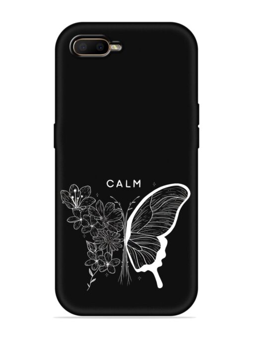 Calm Embossed Soft Silicone Case for Oppo K1 Zapvi