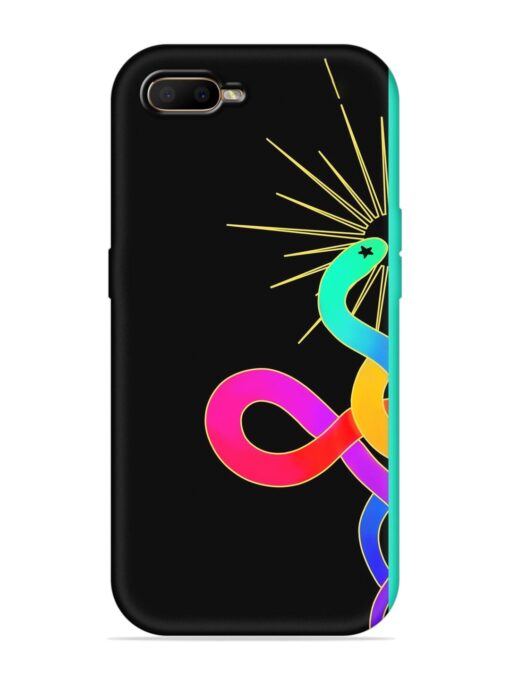 Art Geometric Abstraction Embossed Soft Silicone Case for Oppo K1