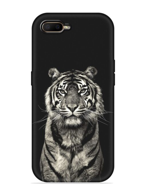 Tiger Art Embossed Soft Silicone Case for Oppo K1 Zapvi