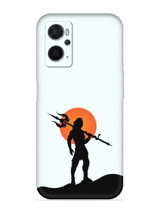 Lord Mahadev Trendy Embossed Soft Silicone Case for Oppo K10 (4G) Zapvi