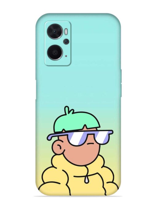 Doodles Cool Character Embossed Soft Silicone Case for Oppo K10 (4G) Zapvi