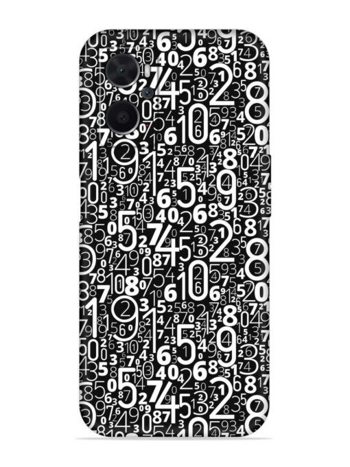 Many Numbers Different Embossed Soft Silicone Case for Oppo K10 (4G) Zapvi