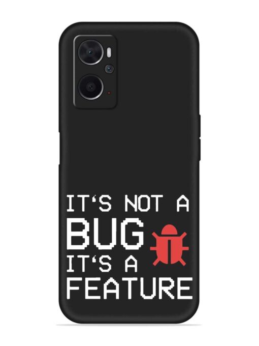 Not Bug Feature Embossed Soft Silicone Case for Oppo K10 (4G) Zapvi