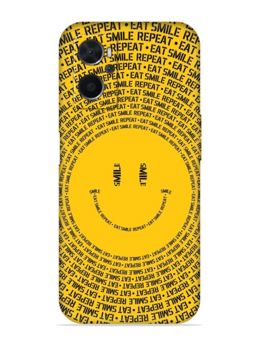 Smiley Embossed Soft Silicone Case for Oppo K10 (4G) Zapvi