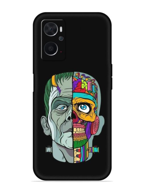 Men Vs Skull Embossed Soft Silicone Case for Oppo K10 (4G) Zapvi