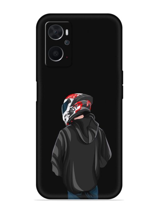 Motorcycle Rider Embossed Soft Silicone Case for Oppo K10 (4G) Zapvi