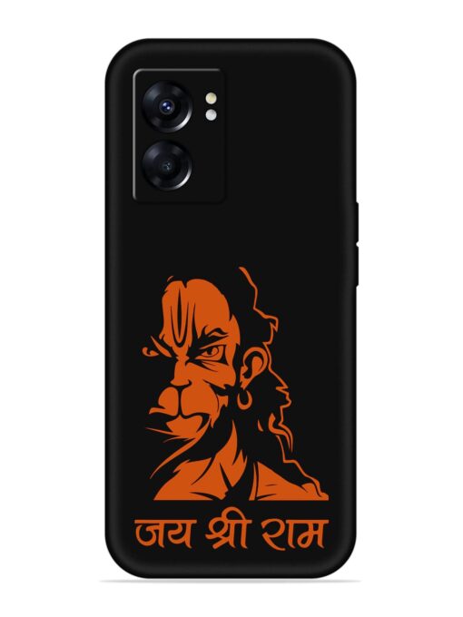 Angry Hanuman Embossed Soft Silicone Case for Oppo K10 (5G)