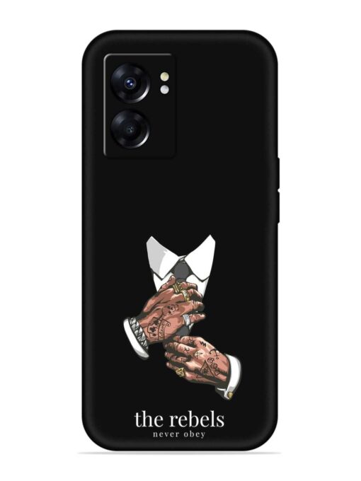 Rebels Slogan Man Embossed Soft Silicone Case for Oppo K10 (5G) Zapvi