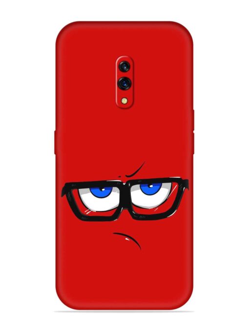 Rad Angry Face Embossed Soft Silicone Case for Oppo K3 Zapvi