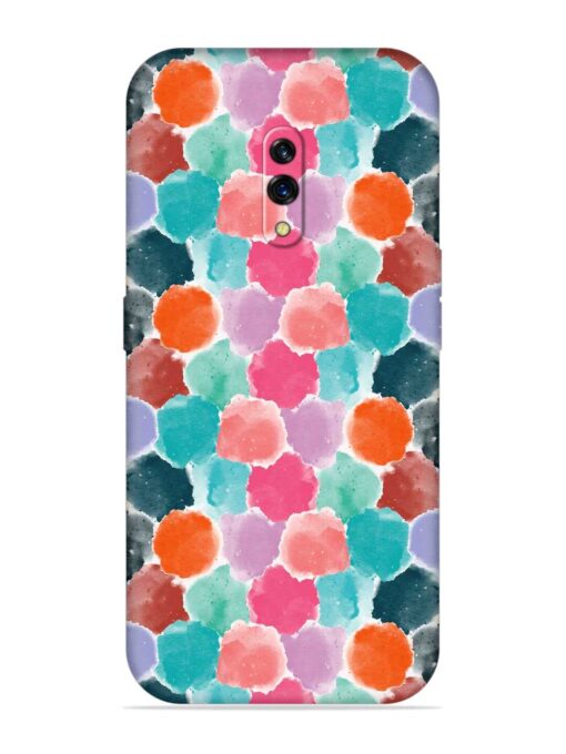 Colorful Seamless Pattern Embossed Soft Silicone Case for Oppo K3 Zapvi