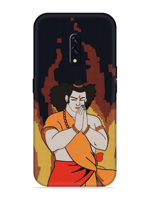 Shree Ram Vector Embossed Soft Silicone Case for Oppo K3 Zapvi