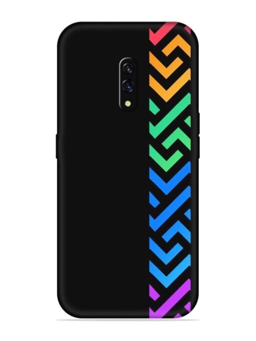 Colorshape Stripes Embossed Soft Silicone Case for Oppo K3 Zapvi