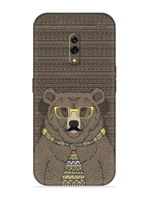 Grizzly Bear Embossed Soft Silicone Case for Oppo K3 Zapvi