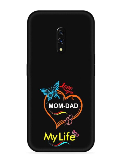 Love You Mom Dad Embossed Soft Silicone Case for Oppo K3 Zapvi