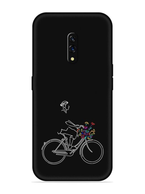 Minimalist Cycle Art Embossed Soft Silicone Case for Oppo K3 Zapvi