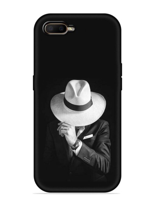 Men Under Hat Embossed Soft Silicone Case for Oppo R15X Zapvi