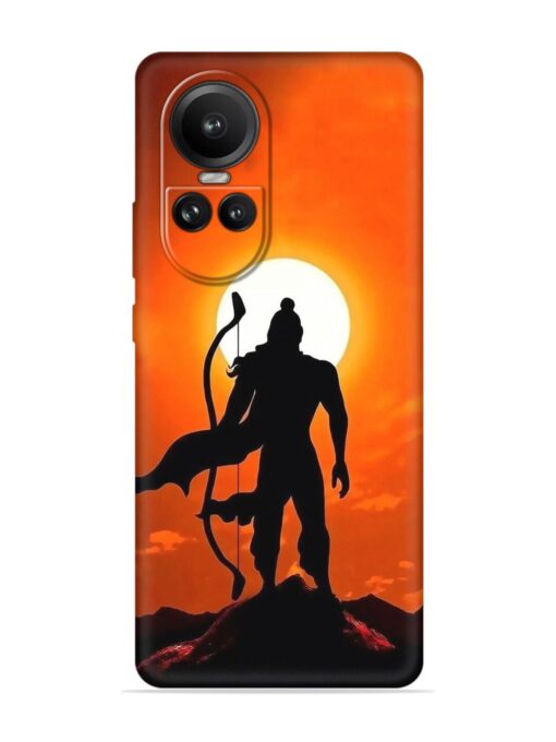 Shree Ram Embossed Soft Silicone Case for Oppo Reno 10 (5G) Zapvi